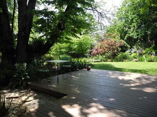 Landscape Design Melbourne | Sandra McMahon Gardenscape Design | beautiful designed multi-level decks provide transition into the garden